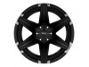 Tuff T12 SATIN BLACK W/ BRUSHED INSERTS Wheel (20