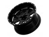 Tuff T15 GLOSS BLACK W/ MILLED SPOKES Wheel (20