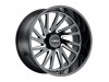 Tuff T2A GLOSS BLACK With MILLED SPOKES Wheel (26