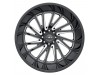 Tuff T2A GLOSS BLACK With MILLED SPOKES Wheel (26