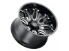 Tuff T3B GLOSS BLACK With MILLED SPOKES Wheel (26