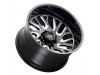 Tuff T4B GLOSS BLACK With MILLED SPOKES Wheel (20