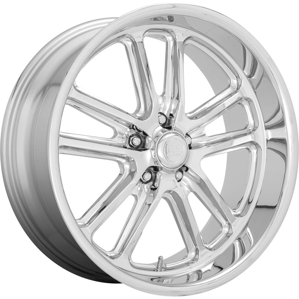 US Mag 1PC U131 BULLET Chrome Wheel (22