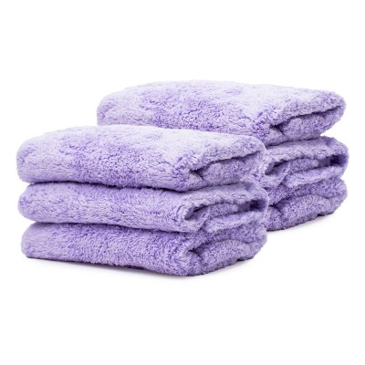 Vicrez Auto Care vac120 Super Soft Microfiber Dryer Towel (16" x 16"), Lavender, Pack of 6