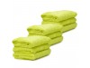 Vicrez Auto Care vac120 Super Soft Microfiber Dryer Towel (16" x 16"), Lime Green, Pack of 12