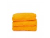 Vicrez Auto Care vac120 Super Soft Microfiber Dryer Towel (16" x 16"), Orange, Pack of 3