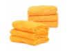 Vicrez Auto Care vac120 Super Soft Microfiber Dryer Towel (16" x 16"), Orange, Pack of 6