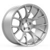 Hellcat Style Widebody Matte Silver Wheel (20"x11", -2.5 Offset, 5x115 Bolt Pattern, 71.6 mm Hub) vzn119769