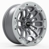 TRX Beadlock Style Matte Gray with Forged Beadlock Wheel 22" x 9" | Nissan Titan 2004-2023