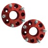 Vicrez 2 inch Red Wheel Spacer Pair vzn123978 | Dodge Durango 2011-2024