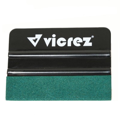Vicrez Vinyl Squeegee Felt Soft Green Suede vzt153