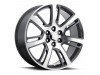 Escalade Platinum Gun Metal Machined Face Wheel (22