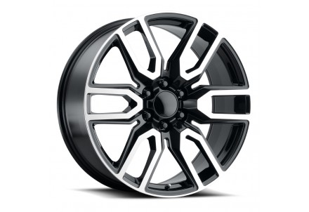 Denali NZH Gloss Black Machined Face Wheel 20" x 9" | Chevrolet Tahoe 2021-2023