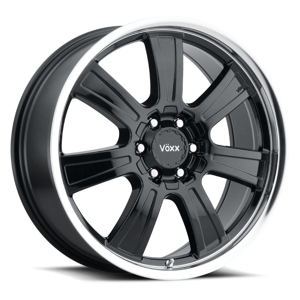 Turin Gloss Black Machined Lip Wheel (20