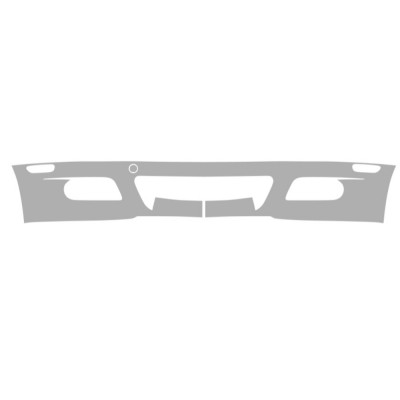 Vicrez Paint Protection PPF Pre-Cut Bumper, Bottom vpp29891 | BMW M3 Coupe 2004-2006