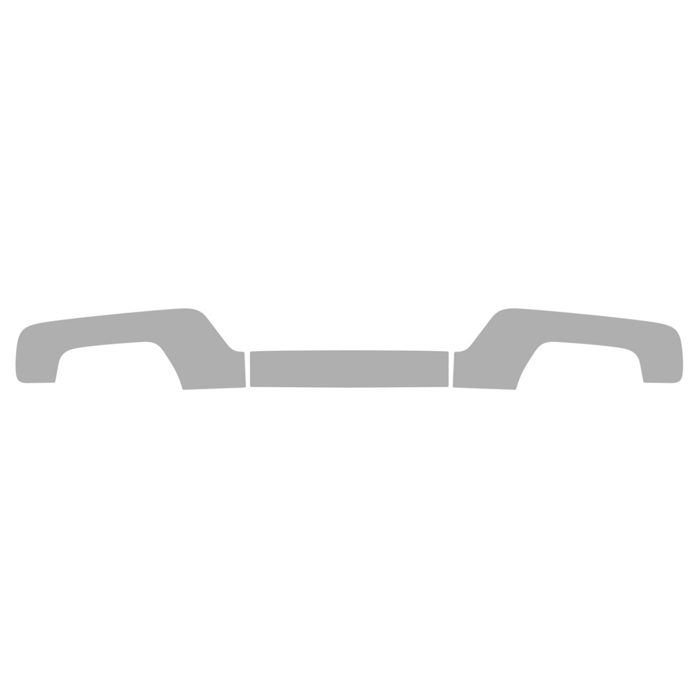 Vicrez Paint Protection PPF Pre-Cut Bumper, Rear Full vpp761 | Rivian R1T 2022-2023