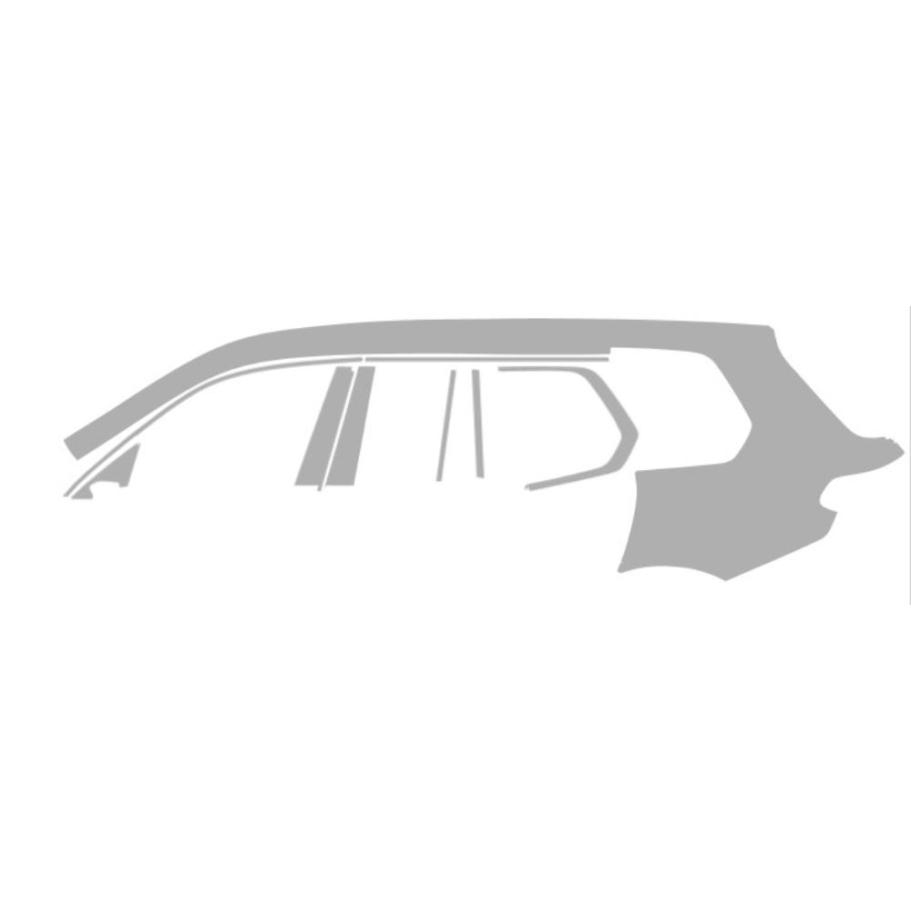 Vicrez Paint Protection PPF Pre-Cut Qtr. Panel, Full Rear Driver vpp8308 | BMW X7 SUV 2019-2022
