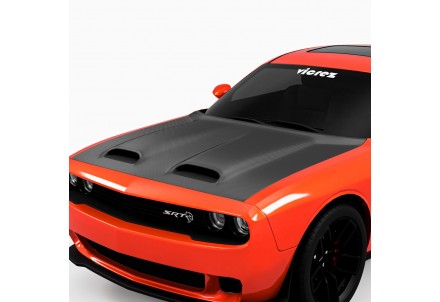 Vicrez Hood Wrap Vinyl vz102262 | Dodge Challenger 2008-2023