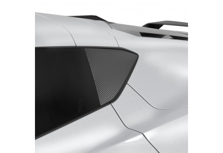 Vicrez Quarter Window Blackout Vinyl vz102298 | Corvette C8 2020-2023