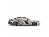 Vicrez Vinyl Car Wrap Film vzv10789 White Grey Black Geometric Camo Pattern