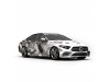 Vicrez Vinyl Car Wrap Film vzv10789 White Grey Black Geometric Camo Pattern