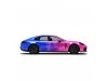 Vicrez Vinyl Car Wrap Film vzv10846 Pink To Blue Galaxy Horizontal Gradient Pattern