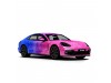 Vicrez Vinyl Car Wrap Film vzv10846 Pink To Blue Galaxy Horizontal Gradient Pattern