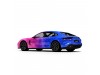 Vicrez Vinyl Car Wrap Film vzv10846 Pink To Blue Galaxy Horizontal Gradient Pattern