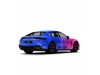 Vicrez Vinyl Car Wrap Film vzv10846 Pink To Blue Galaxy Horizontal Gradient Pattern