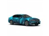 Vicrez Vinyl Car Wrap Film vzv10852 Blue Lightning Pattern