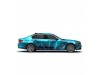 Vicrez Vinyl Car Wrap Film vzv10852 Blue Lightning Pattern