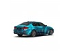 Vicrez Vinyl Car Wrap Film vzv10852 Blue Lightning Pattern