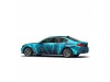 Vicrez Vinyl Car Wrap Film vzv10852 Blue Lightning Pattern