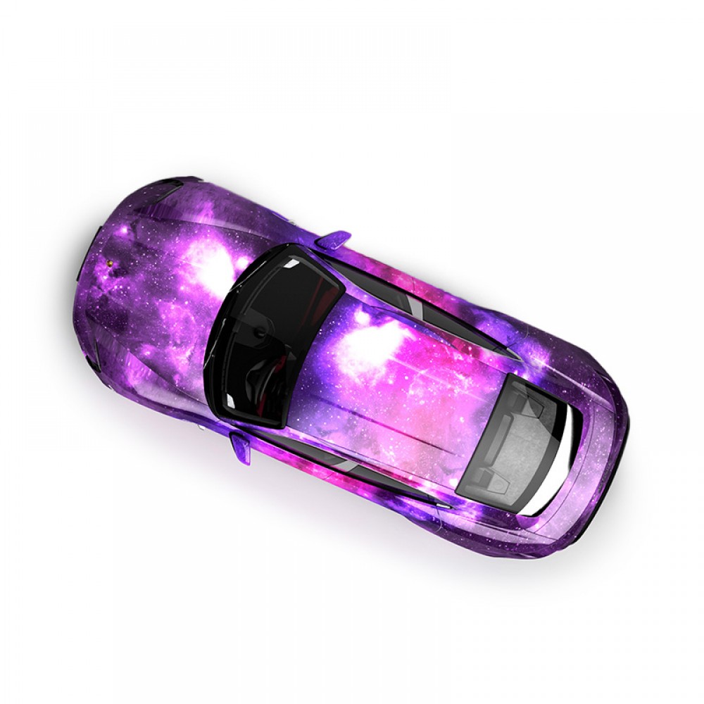 Vicrez vzv10240-10 Vinyl Car Wrap Film vzv10240 Glossy Candy Paint Purple 5ft x 10ft