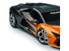 Vicrez Vinyl Car Wrap Film vzv10866 Black to Orange Horizontal Gradient Pattern