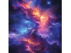 Vicrez Vinyl Decor vzv10983 Nebula Purple 5ft x 59ft (Full Roll)