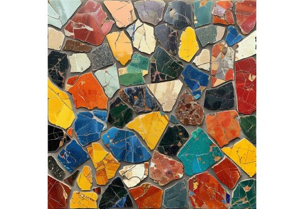 Vicrez Vinyl Decor vzv10997 Colorful Aesthetic Terrazzo 5ft x 59ft (Full Roll)