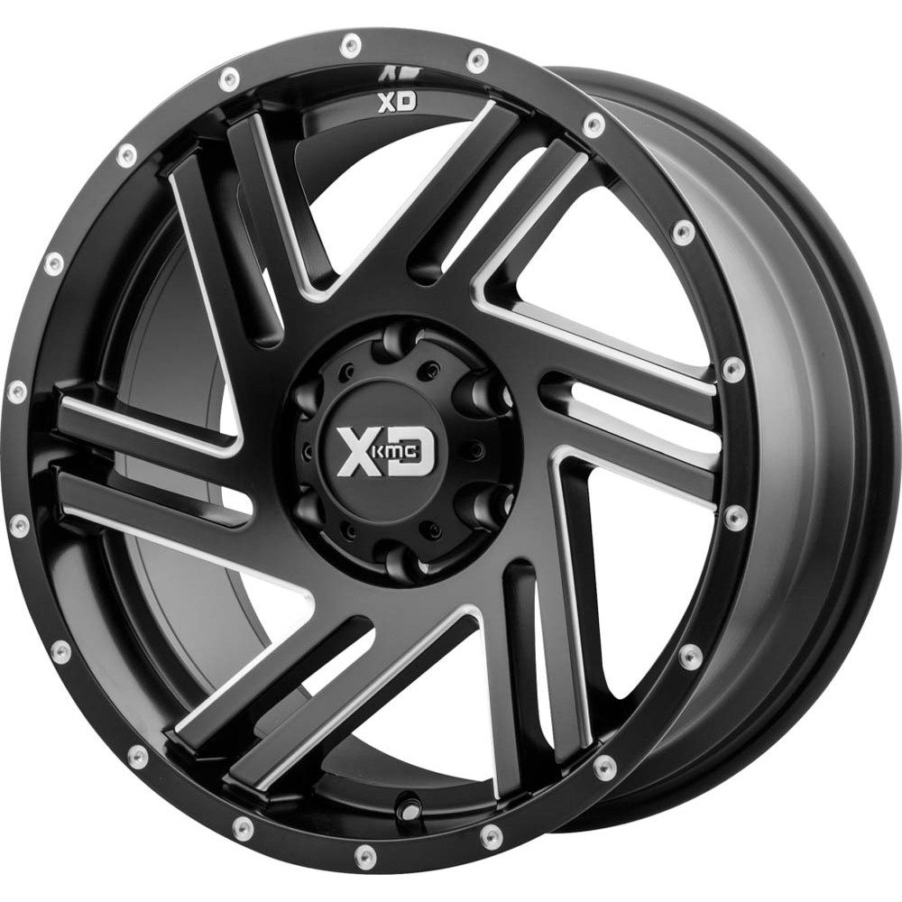 XD XD835 SWIPE Satin Black Milled Wheel (18