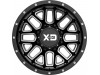 XD XD843 GRENADE DUALLY Gloss Black Milled - Rear Wheel (17