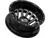 XD XD843 GRENADE DUALLY Gloss Black Milled - Rear Wheel (17