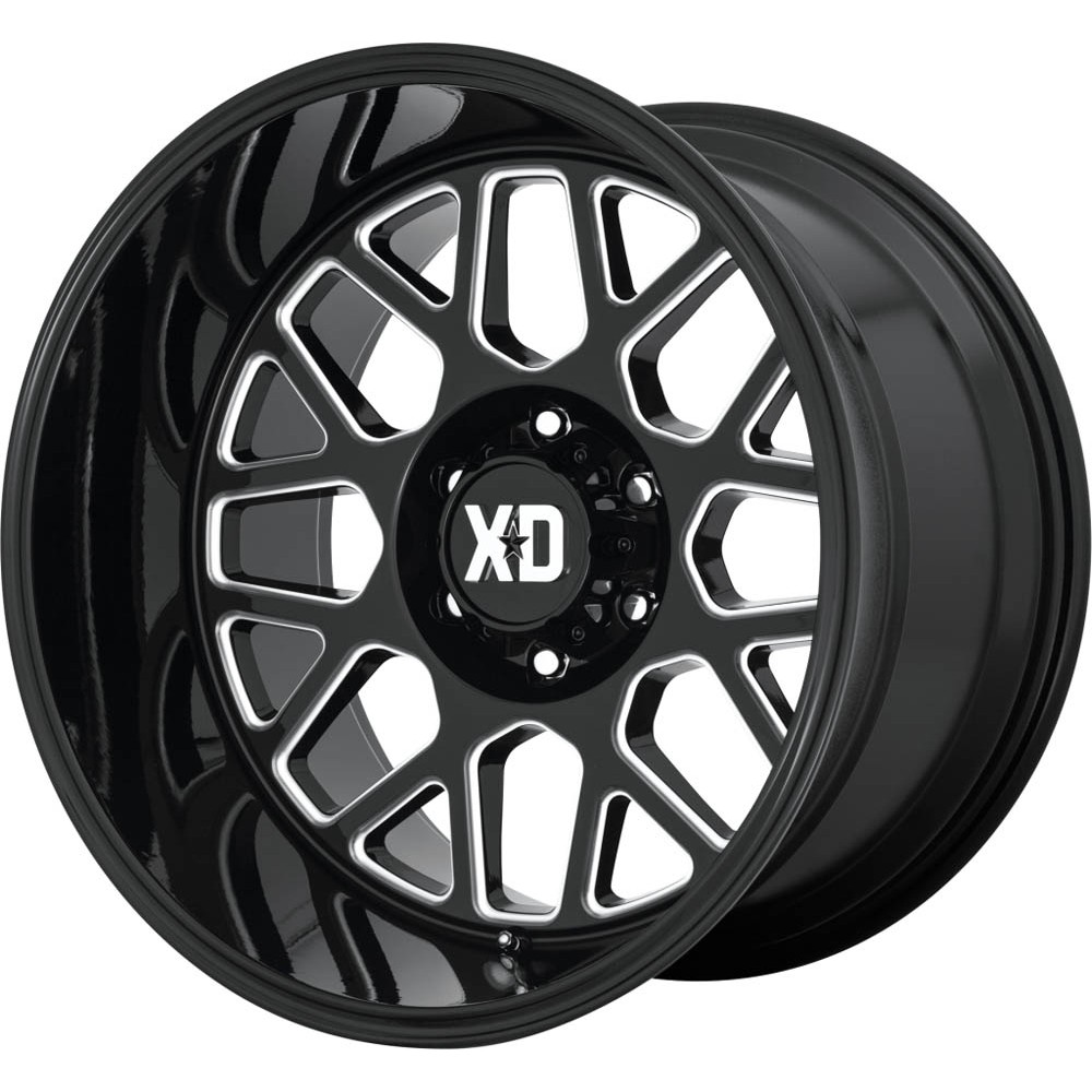 XD XD849 GRENADE 2 Gloss Black Milled Wheel (22