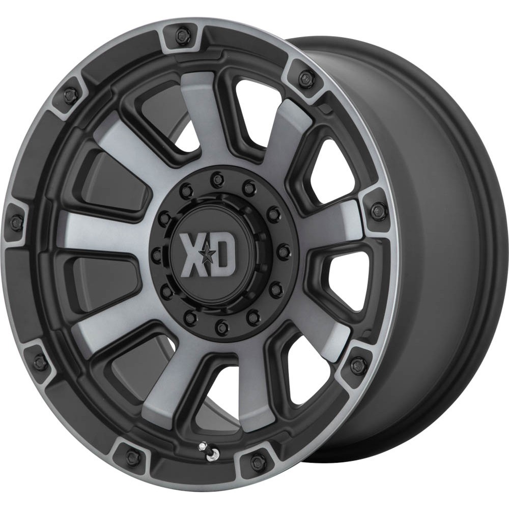 XD XD852 GAUNTLET Satin Black With Gray Tint Wheel (17