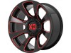 XD XD854 REACTOR Gloss Black Milled With Red Tint Wheel (20