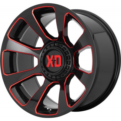 XD XD854 REACTOR Gloss Black Milled With Red Tint Wheel (20