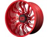 XD XD858 TENSION Candy Red Milled Wheel (20