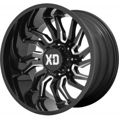 XD XD858 TENSION Gloss Black Milled Wheel (20