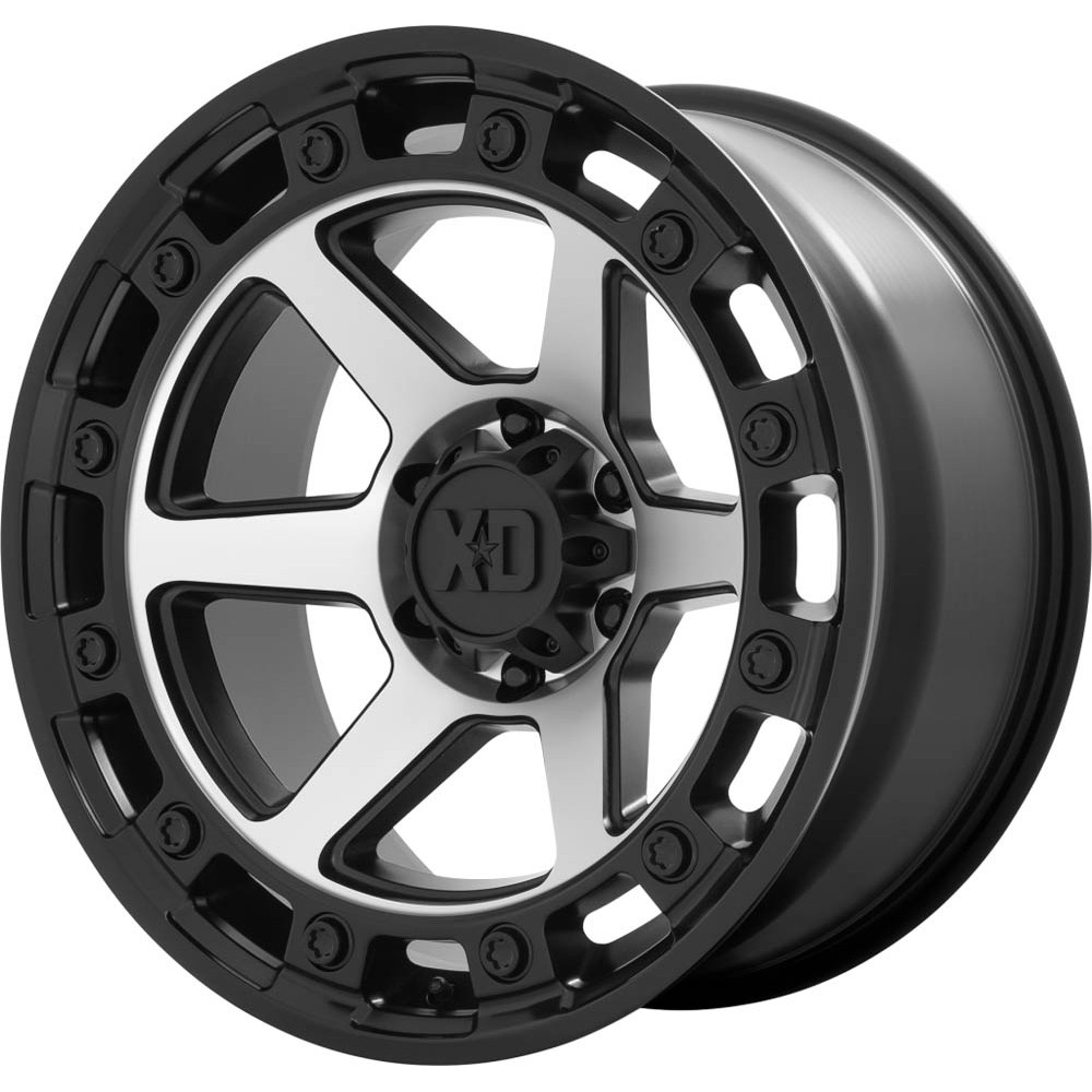 XD XD862 RAID Satin Black Machined Wheel (20