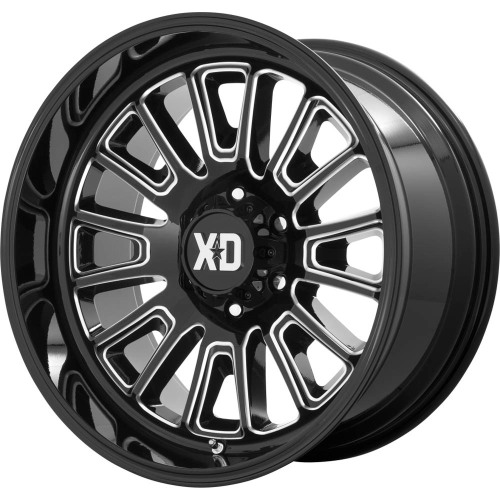 XD XD864 ROVER Gloss Black Milled Wheel 20" x 9" | Chevrolet Tahoe 2021-2023